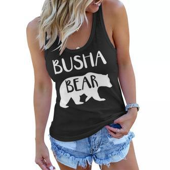 Busha Grandma Gift Busha Bear Women Flowy Tank - Seseable