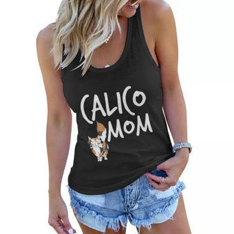 Calico Cat Mom Cute Kitty Cat Pet Animal Lover Women Flowy Tank | Mazezy