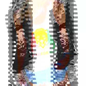 California Republic Bear Rasta Women Flowy Tank | Mazezy