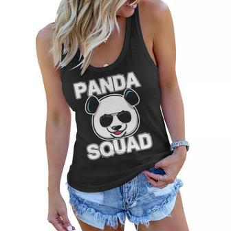 Cool Panda Squad I Panda Bear Gift Women Flowy Tank | Mazezy
