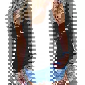 Dallas Fort Worth Airport Code Souvenir Gift Dfw Women Flowy Tank | Mazezy