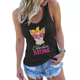 Dog Lover Motive - Chihuahua Clothes For Dog Owner Chihuahua Women Flowy Tank | Mazezy