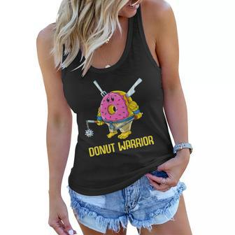 Donut Doughnut Pink Sprinkles Cute Funny Donut Women Flowy Tank | Mazezy