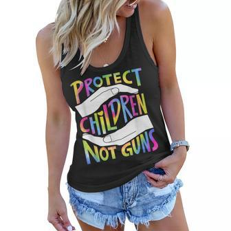 Enough End Gun Violence Stop Gun Protect Children Not Guns Women Flowy Tank | Mazezy