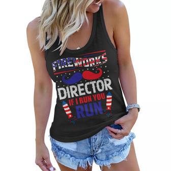 Fireworks Director If I Run You Run Women Flowy Tank | Favorety