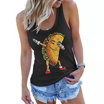 Funny Dabbing Taco Cinco De May Mexican Food V5 Women Flowy Tank | Favorety DE