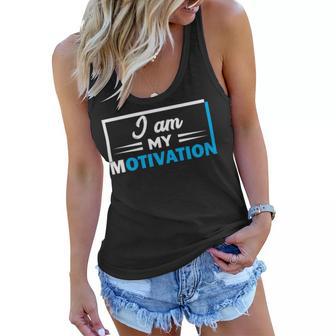 Funny I Am My Motivation Motivational Women Flowy Tank | Favorety DE