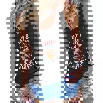 Funny Joe Biden Happy Hanukkah Confused Fourth Of July Women Flowy Tank | Mazezy