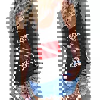 Funny Scuba Diving Diver Dive The Deeper You Go The Better Women Flowy Tank | Mazezy