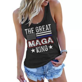 Funny The Great Maga King Trump 2022 Amp 2024 Women Flowy Tank | Favorety DE