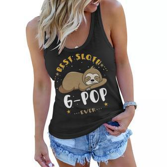 G Pop Grandpa Gift Best Sloth G Pop Ever Women Flowy Tank - Seseable