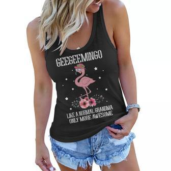 Gee Gee Grandma Gift Geegeemingo Only More Awesome V2 Women Flowy Tank - Seseable