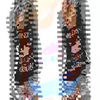 Gran Grandma Gift Worlds Best Gran Shark Women Flowy Tank - Seseable