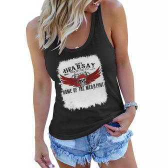 Hearsay Brewing Company Brewing Co Home Of The Mega Pint Women Flowy Tank | Mazezy