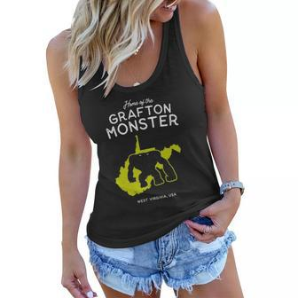 Home Of The Grafton Monster West Virginia Usa Women Flowy Tank | Mazezy