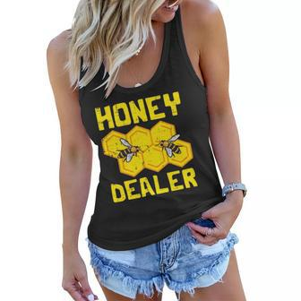 Honey Dealer Bee Honeycomb Beekeeping Beekeeper Apiarist Women Flowy Tank | Mazezy