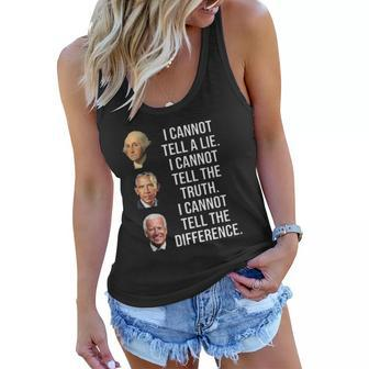 I Can Not Tell A Lie I Can Not Tell The Truth I Can Not Tell The Difference Women Flowy Tank | Mazezy