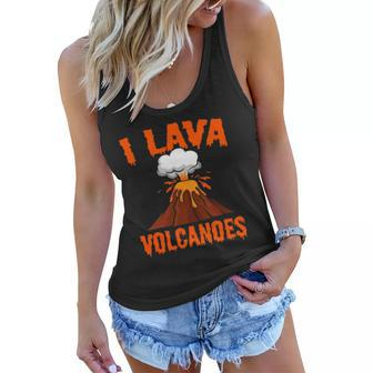 I Lava Volcanoes Geologist Volcanologist Magma Volcanology Women Flowy Tank | Mazezy CA