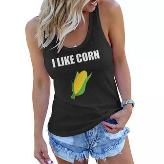 I Like Corn Corn Lover Gift Women Flowy Tank | Mazezy