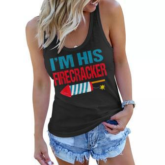 Im His Firecracker His And Hers 4Th Of July Matching Couple Women Flowy Tank - Seseable