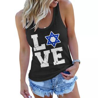 Israel Love Israel Lover Vacation Gift Women Flowy Tank | Mazezy