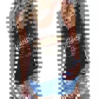 Its A Mattingly Thing You Wouldnt Understand Shirt Personalized Name Gifts T Shirt Shirts With Name Printed Mattingly Women Flowy Tank | Seseable FR