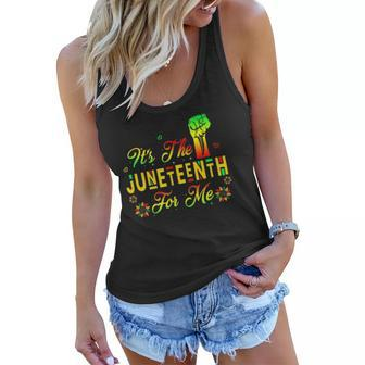 Its The Juneteenth For Me Free-Ish Since 1865 Independence Women Flowy Tank | Mazezy