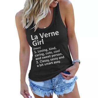 La Verne Girl Ca California Funny City Home Roots Gift Women Flowy Tank | Mazezy