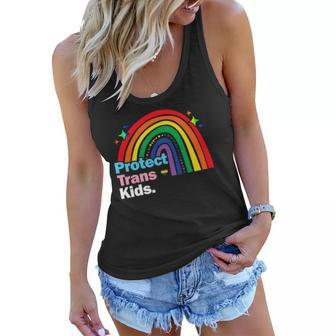 Lgbt Support Protect Trans Kid Pride Lgbt Rainbow Women Flowy Tank | Mazezy