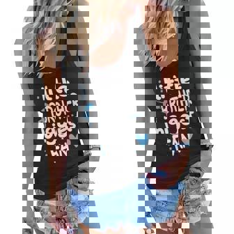 Little Brother Biggest Fan Dance Brother Of A Dancer Women Flowy Tank | Mazezy