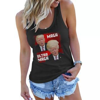 Maga - Ultra Maga Funny Trump Women Flowy Tank | Mazezy