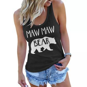 Mawmaw Grandma Gift Mawmaw Bear Women Flowy Tank - Seseable