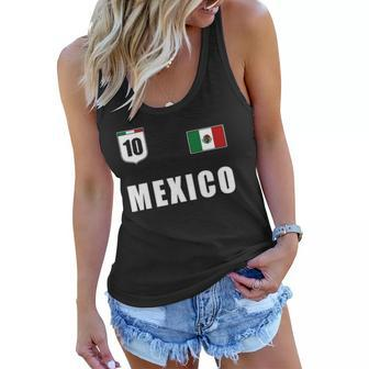 Mexico Soccer Player Design For Mexican Jersey Football Fans Women Flowy Tank | Mazezy