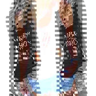 Murder Mittens Funny Cat Lover Meme Toebeans Paws And Claws Women Flowy Tank | Mazezy