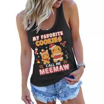 My Favorite Cookies Call Me Meemaw 882 Shirt Women Flowy Tank | Favorety DE