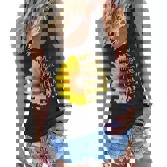 Nan Grandma Gift My Favorite People Call Me Nan Women Flowy Tank - Seseable