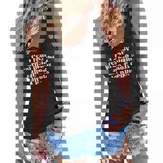 Old Age & Youth Its Weird Being The Same Age As Old People Women Flowy Tank | Seseable CA