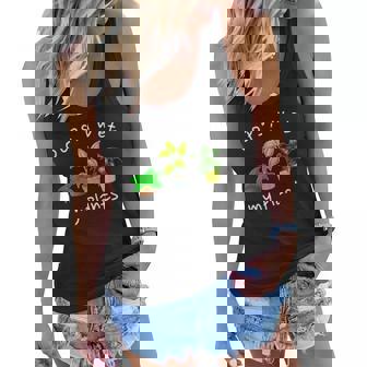 Oops I Wet My Plants Funny Plant Based Joke Gardeners Women Flowy Tank | Mazezy