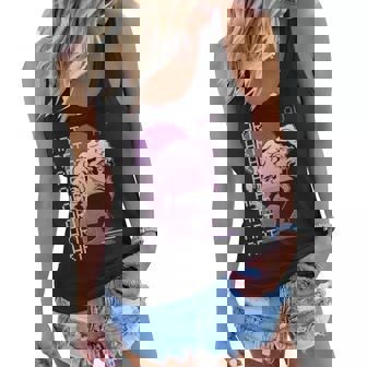 Retro Vaporwave Aesthetic Style David Greek Statue Art Women Flowy Tank | Mazezy