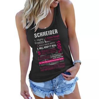 Schneider Name Gift Schneider Women Flowy Tank - Seseable