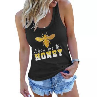 Show Me The Honey Funny Beekeeper Women Flowy Tank | Mazezy