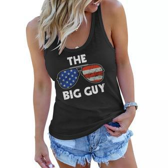 The Big Guy Joe Biden Sunglasses Red White And Blue Big Boss Women Flowy Tank | Mazezy