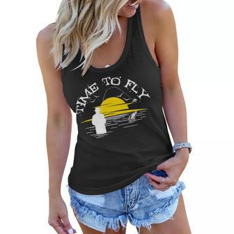 Time To Fly Fish 49 Trending Shirt Women Flowy Tank | Favorety AU