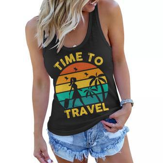 Time To Travel 807 Trending Shirt Women Flowy Tank | Favorety