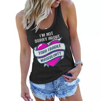 Too Clumsy To Be Around Fragile Masculinity 215 Shirt Women Flowy Tank | Favorety UK