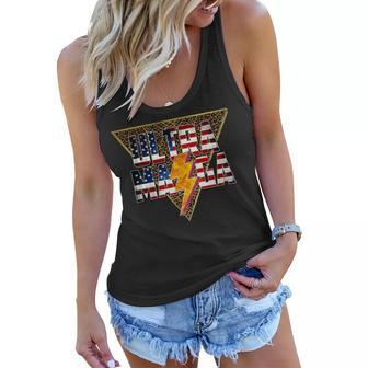 Ultra Maga Distressed Lightning Leopard Proud Ultramaga Gift Women Flowy Tank | Favorety CA