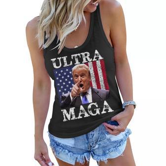 Ultra Maga Ultra Maga Funny Ultra Maga 2024 Ultra Maga And Proud Of Itultra Maga Proud Women Flowy Tank | Favorety UK