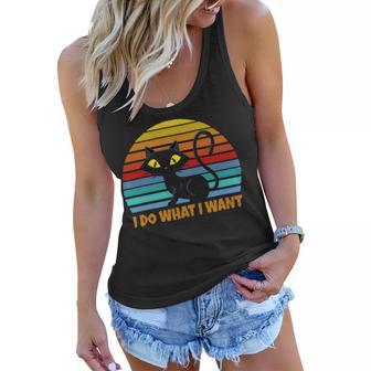 Vintage Black Cat Lover 272 Shirt Women Flowy Tank | Favorety AU