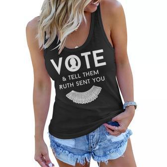 Vote And Tell Them Ruth Sent You 31 Shirt Women Flowy Tank | Favorety