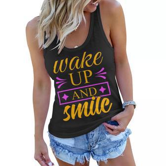 Wake Up And Smile 771 Trending Shirt Women Flowy Tank | Favorety CA